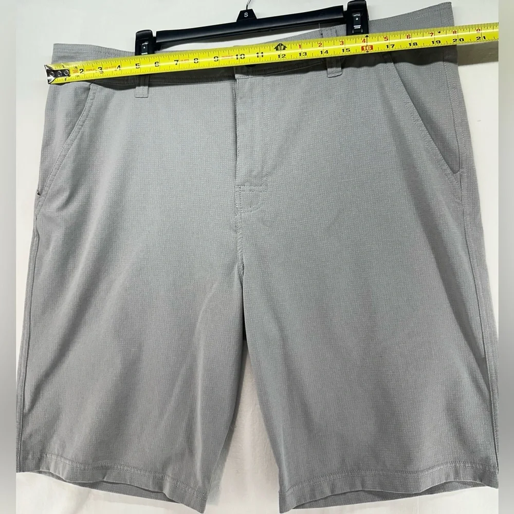 prAna Shorts Hiking Outdoor Chino Breathable Waffle Gray Mens‎ Size 38